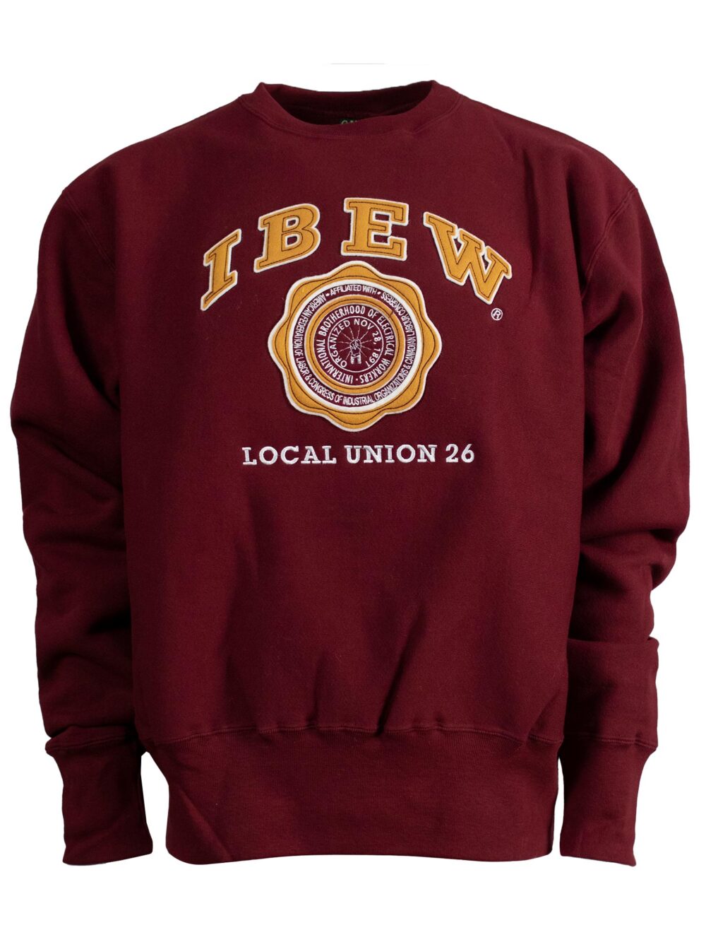 Crew Neck Sweatshirt Maroon