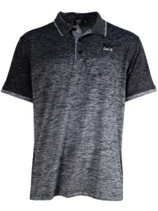 Short Sleeve Polo Ombre - Black