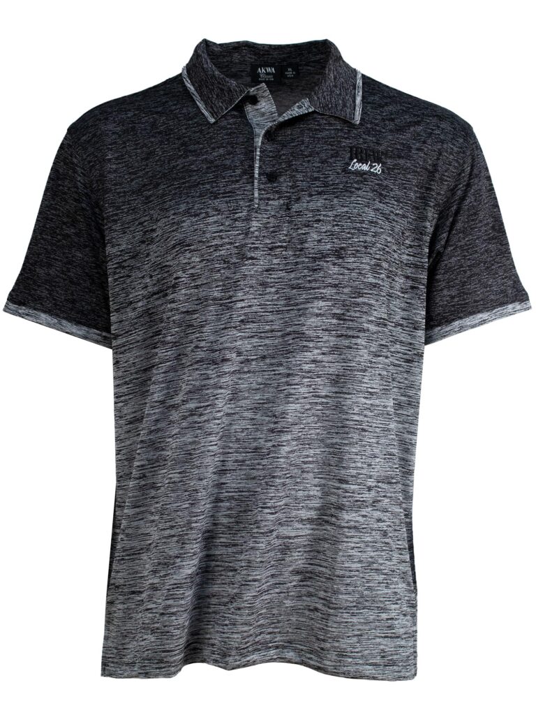 Short Sleeve Polo Ombre - Black