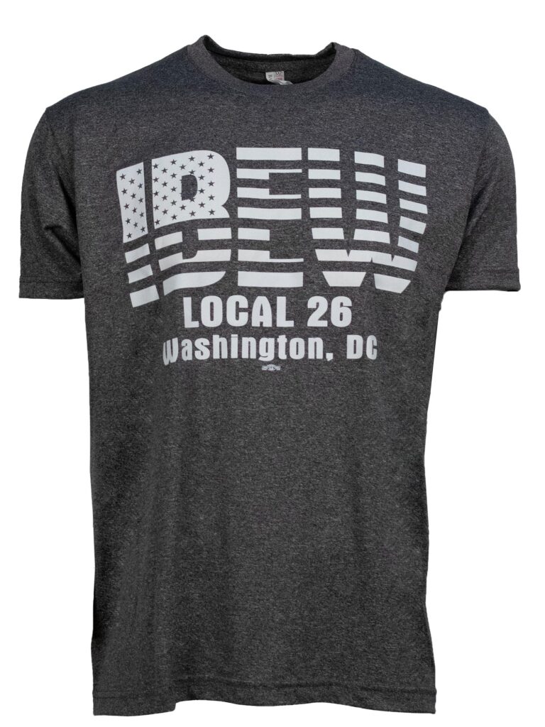 Mens Performance Tee - Heather Charcoal