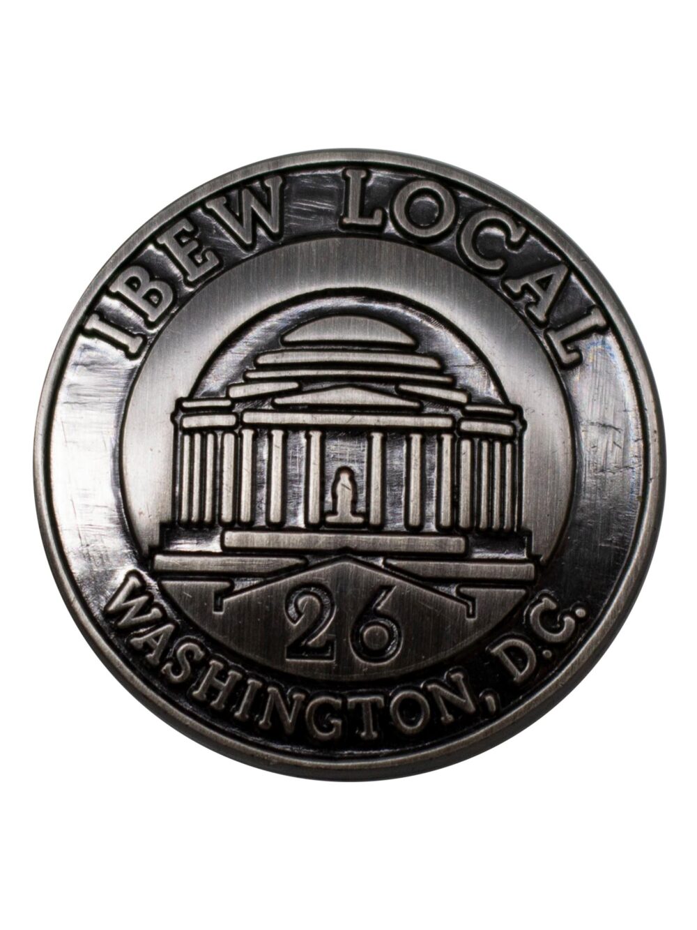 IBEW 26 Washington Monument round Lapel Pin