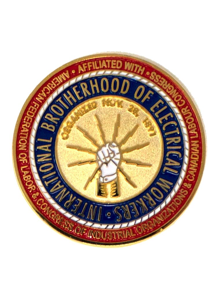 IBEW 26 Challenge Coin - Frontside